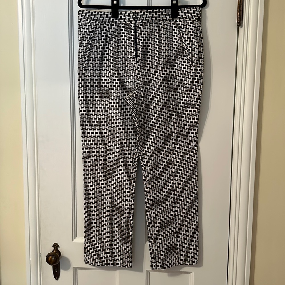 Tori Burch Cruise Collection Blue and white trouser Size 10
